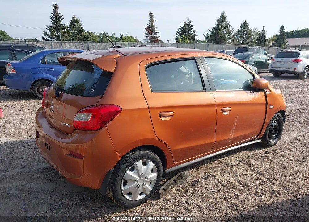 2018 MITSUBISHI MIRAGE ES VIN: ML32A3HJ3JH006515