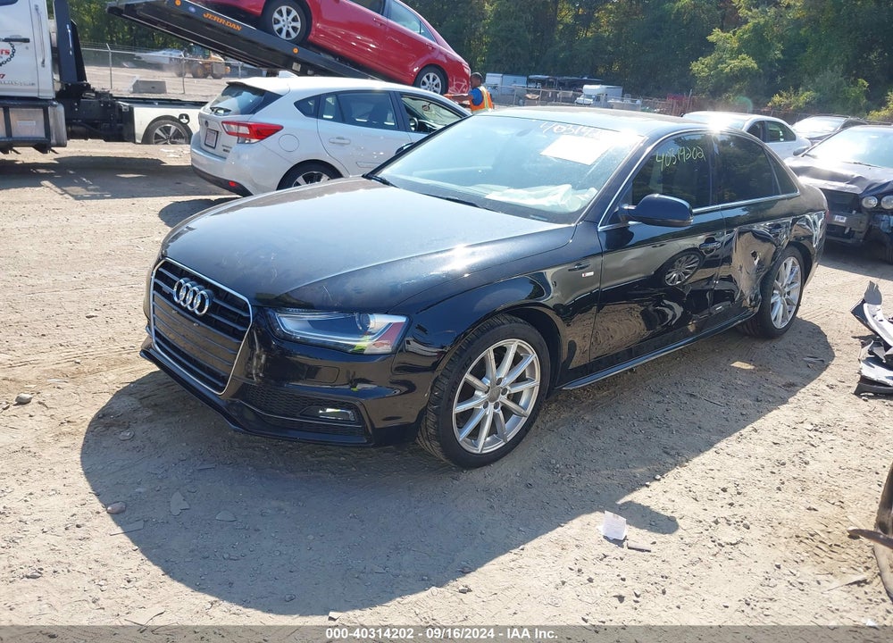 2014 AUDI A4 2.0T PREMIUM VIN: WAUFFAFL8EN021640