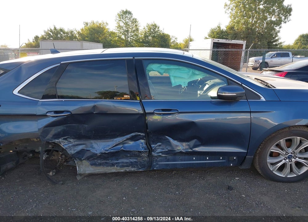 2019 FORD EDGE TITANIUM VIN: 2FMPK3K93KBB68251