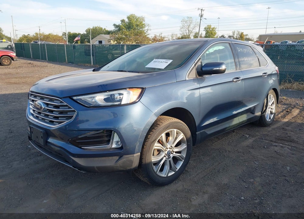 2019 FORD EDGE TITANIUM VIN: 2FMPK3K93KBB68251