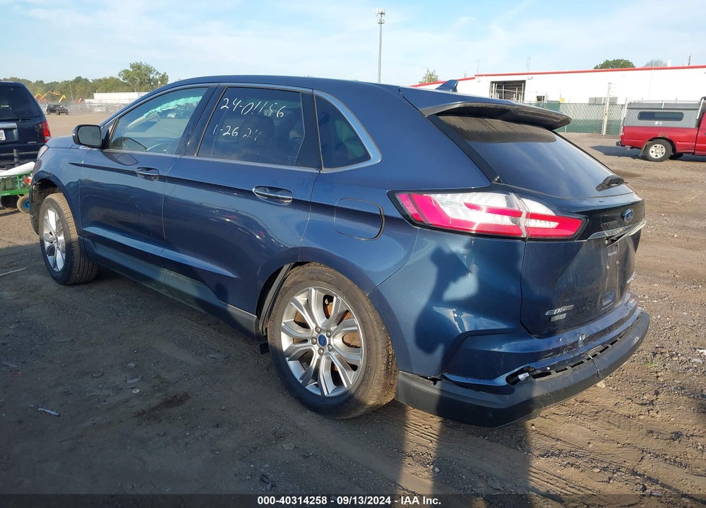 2019 FORD EDGE TITANIUM VIN: 2FMPK3K93KBB68251