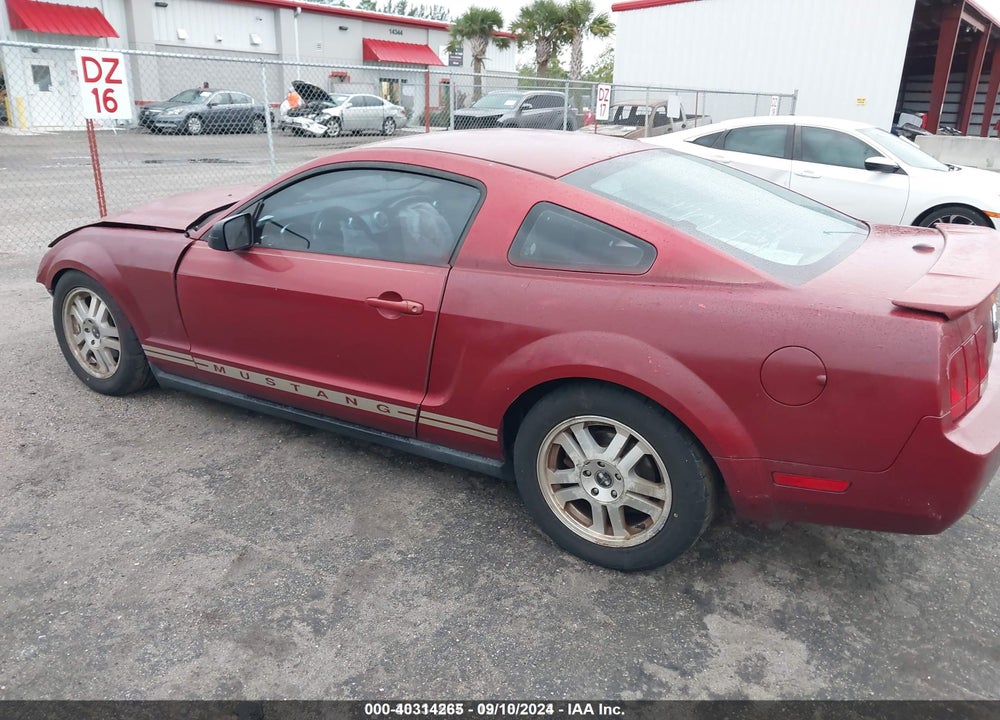 2007 FORD MUSTANG V6 DELUXE/V6 PREMIUM VIN: 1ZVHT80N475266622
