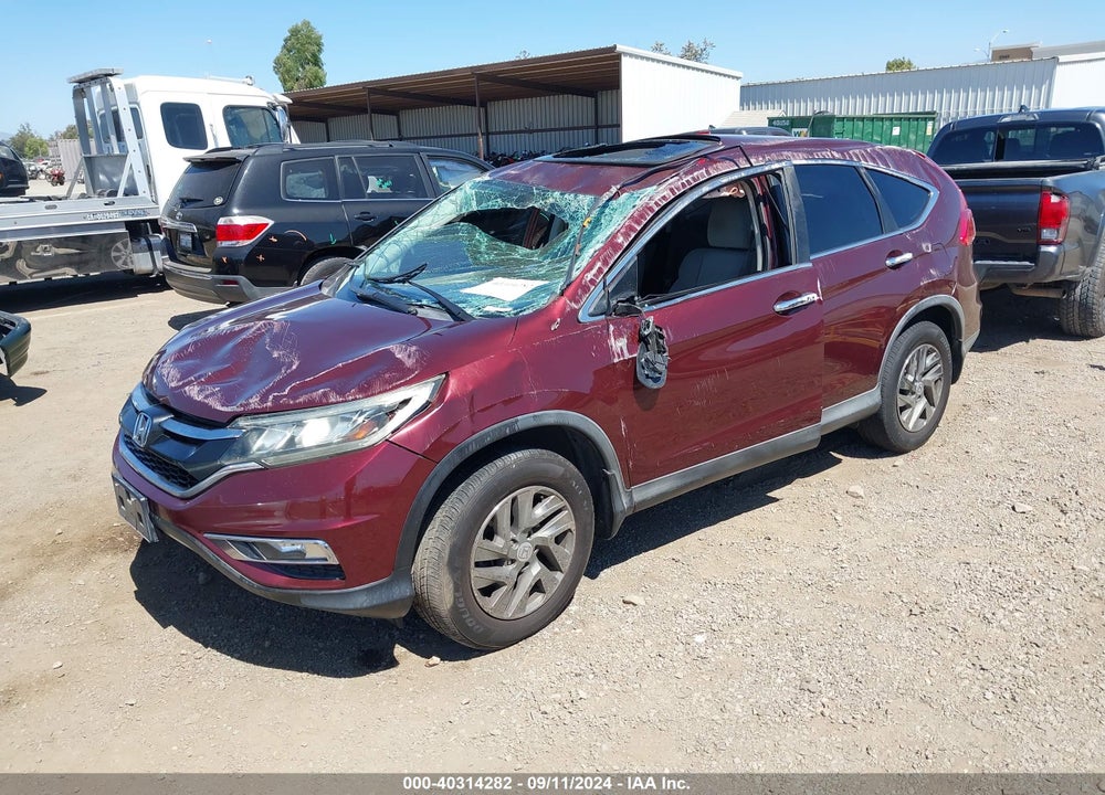 2015 HONDA CR-V EX VIN: 2HKRM3H50FH528386