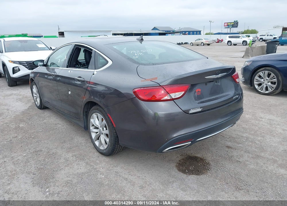 2016 CHRYSLER 200 C VIN: 1C3CCCCG2GN124285