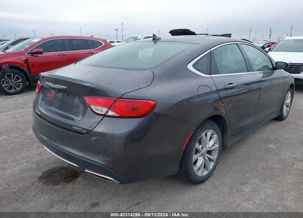 2016 CHRYSLER 200 C VIN: 1C3CCCCG2GN124285