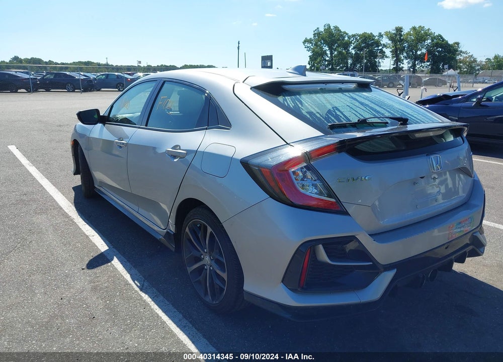 2021 HONDA CIVIC SPORT VIN: SHHFK7H44MU407605