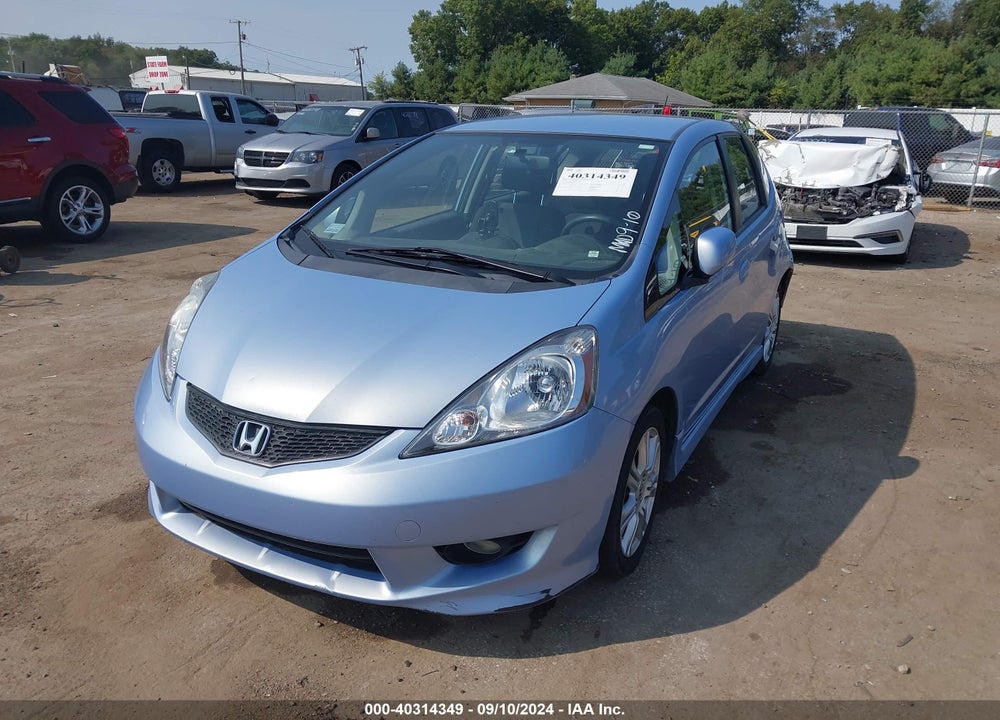 2009 HONDA FIT SPORT VIN: JHMGE88489S031695