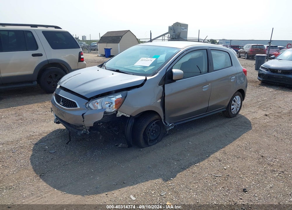 2018 MITSUBISHI MIRAGE ES VIN: ML32A3HJ8JH014805