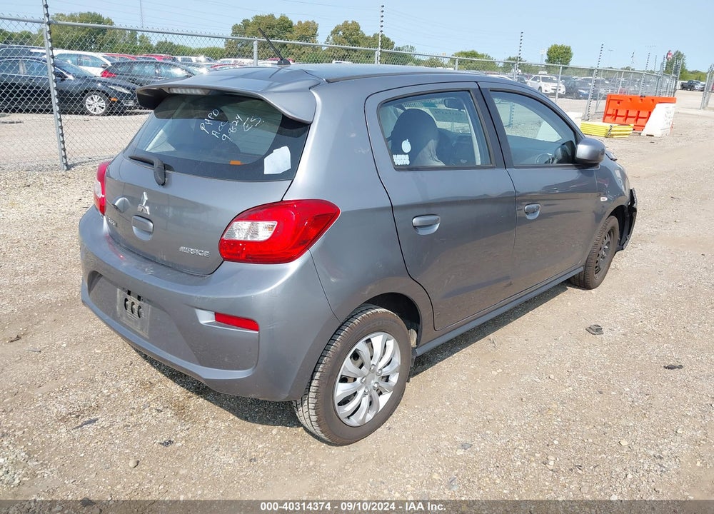 2018 MITSUBISHI MIRAGE ES VIN: ML32A3HJ8JH014805