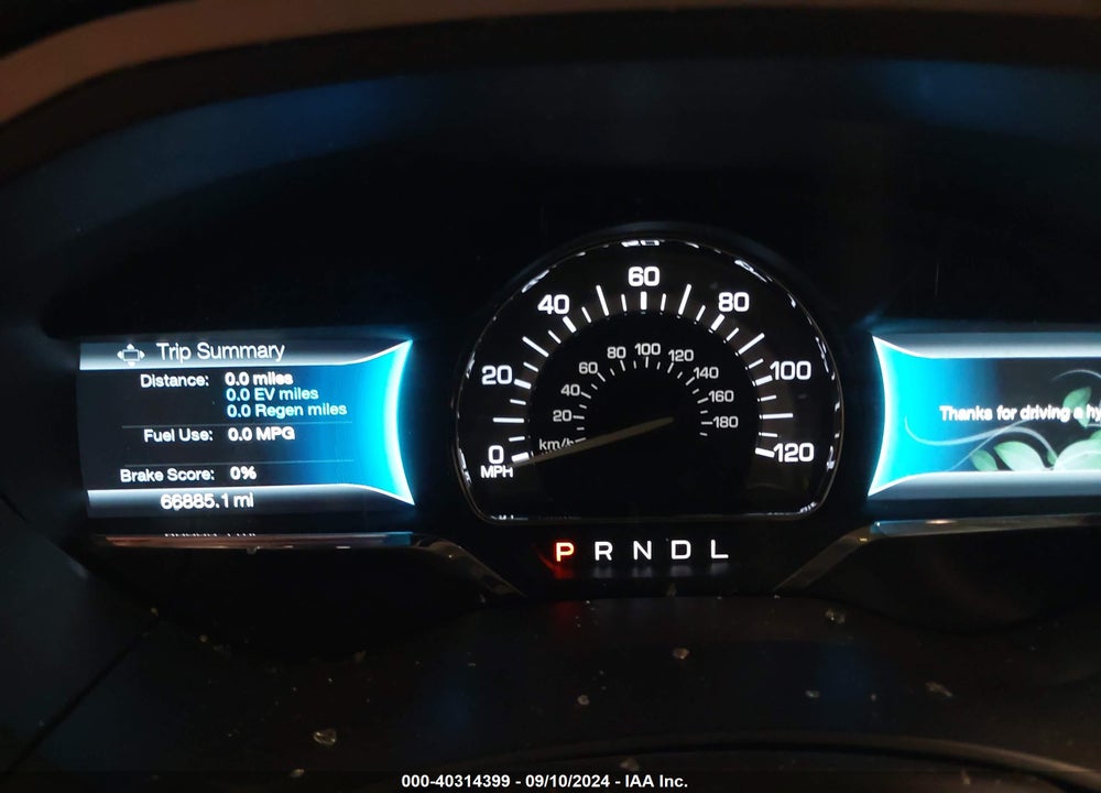 2015 LINCOLN MKZ HYBRID VIN: 3LN6L2LU4FR623878