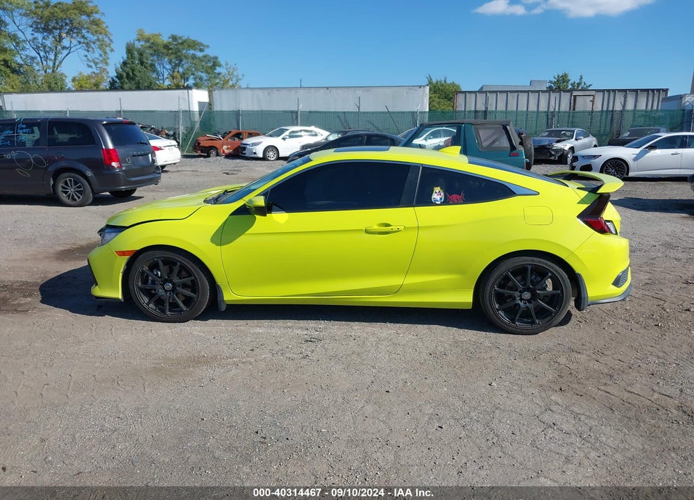 2019 HONDA CIVIC SI VIN: 2HGFC3A51KH750276