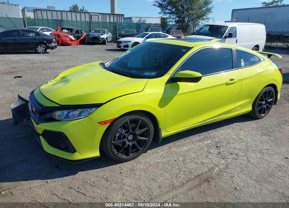 2019 HONDA CIVIC SI VIN: 2HGFC3A51KH750276