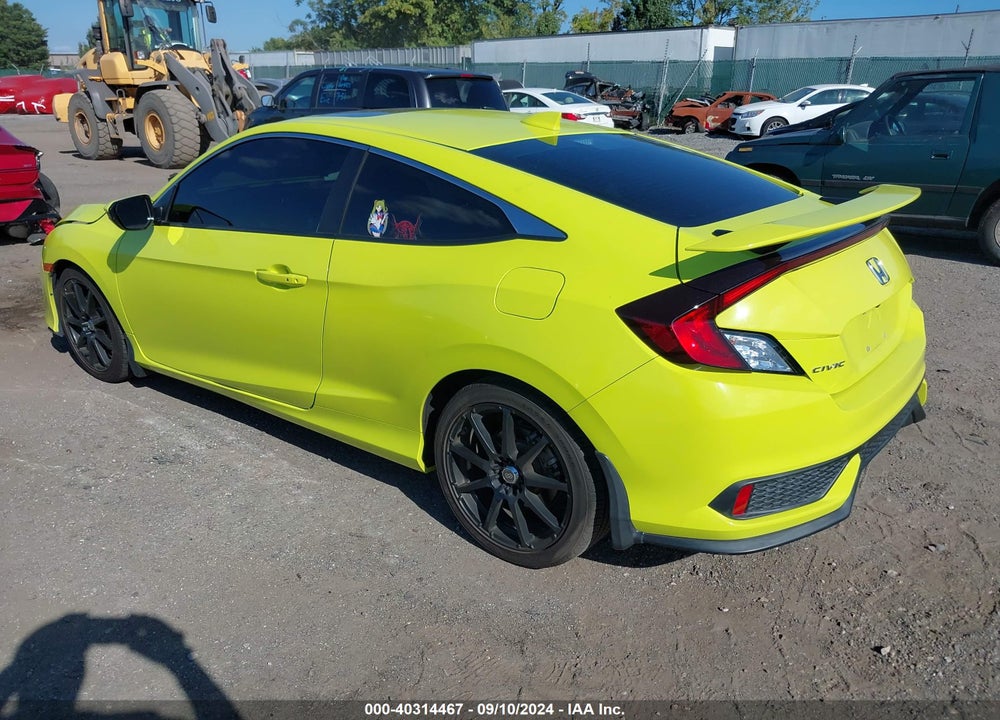 2019 HONDA CIVIC SI VIN: 2HGFC3A51KH750276