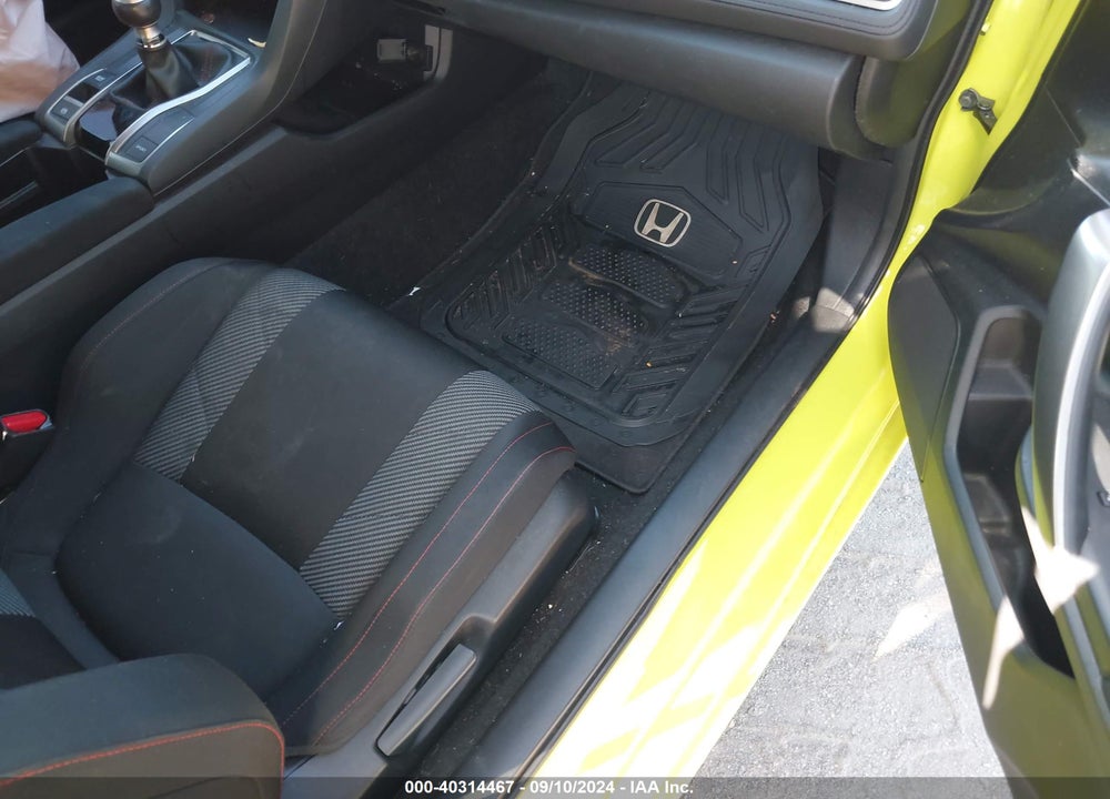 2019 HONDA CIVIC SI VIN: 2HGFC3A51KH750276