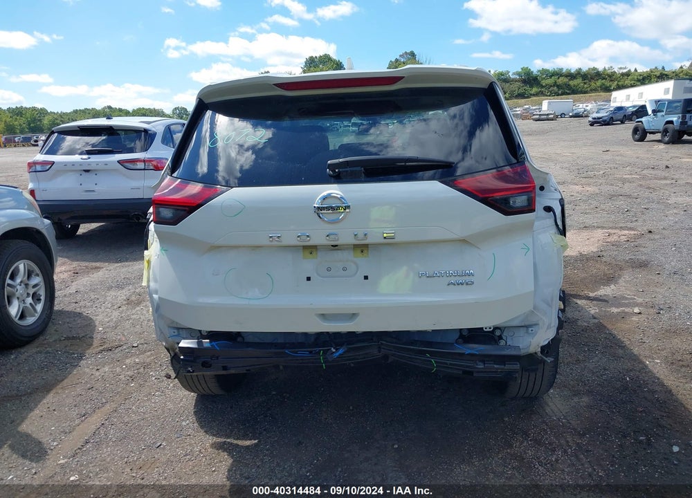 2021 NISSAN ROGUE PLATINUM INTELLIGENT AWD VIN: JN8AT3DD3MW319667