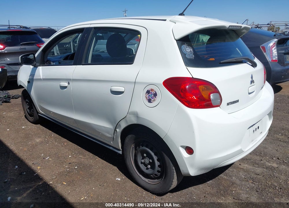 2015 MITSUBISHI MIRAGE DE/RF VIN: ML32A3HJ9FH032964