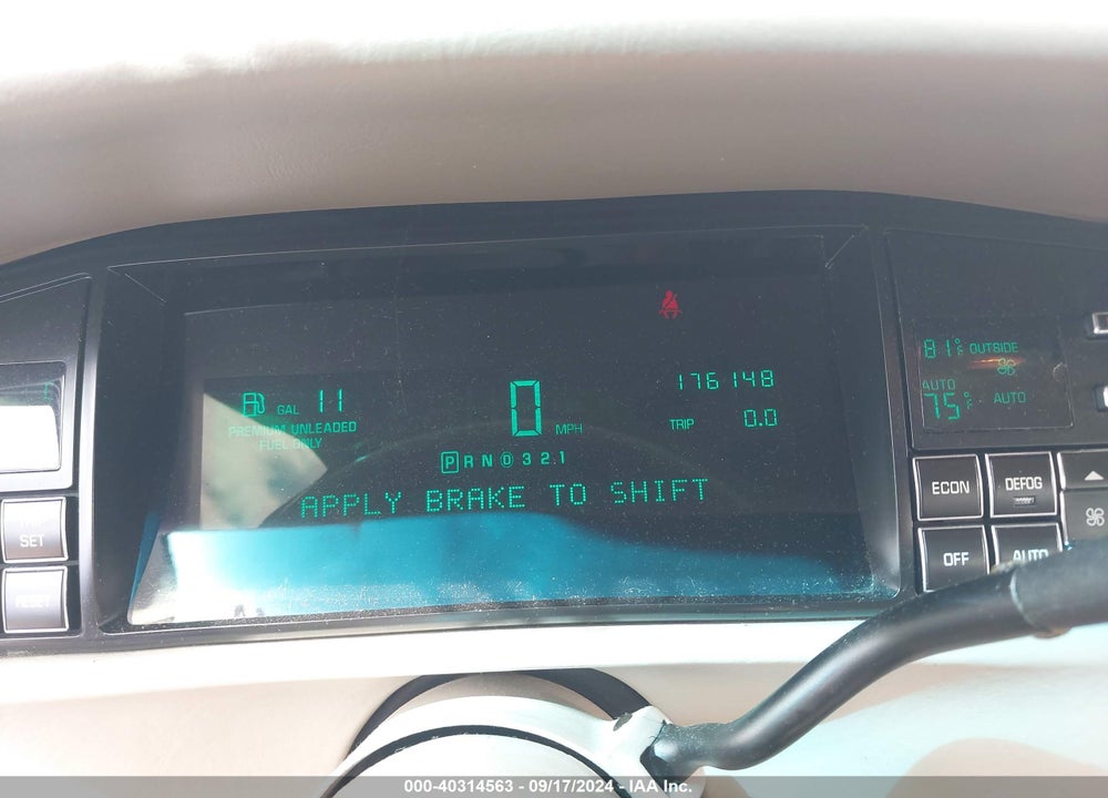 1995 CADILLAC DEVILLE VIN: 1G6KD52B0SU284978