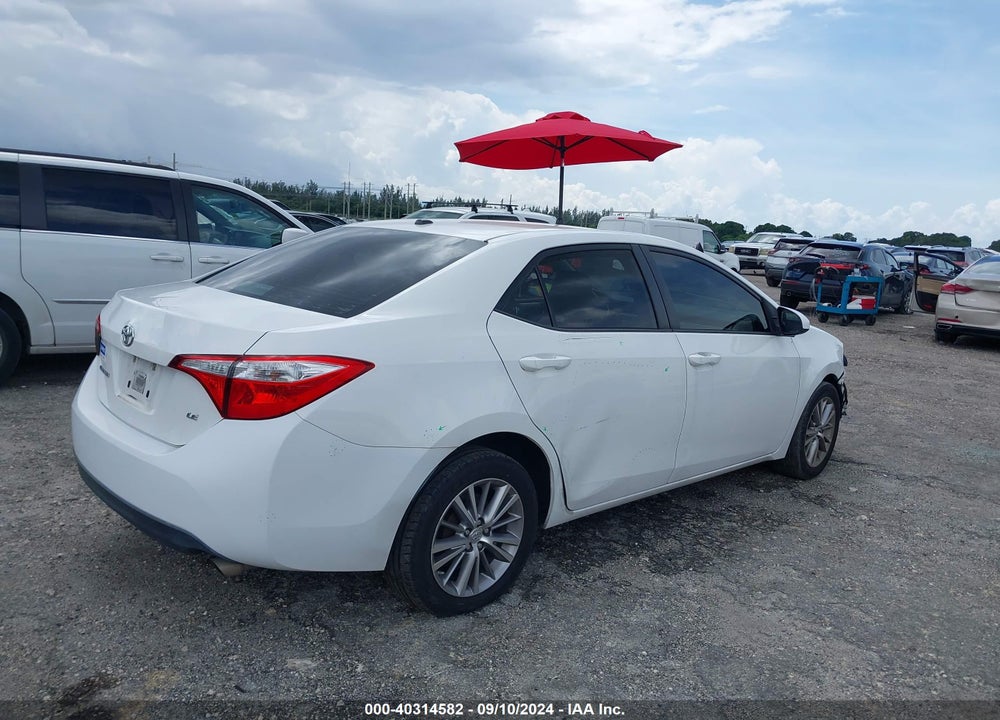 2015 TOYOTA COROLLA LE PLUS VIN: 2T1BURHE1FC377064