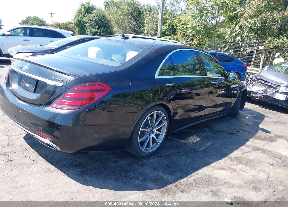 2019 MERCEDES-BENZ S 560 4MATIC VIN: WDDUG8GB4KA424108