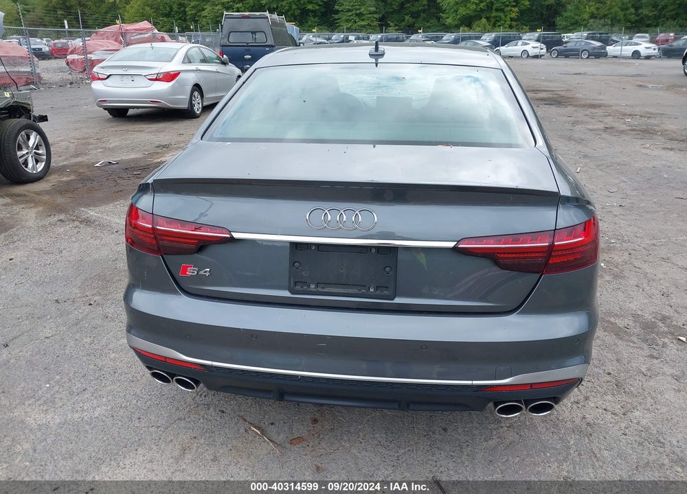 2020 AUDI S4 PREMIUM PLUS TFSI QUATTRO TIPTRONIC VIN: WAUB4AF4XLA073532