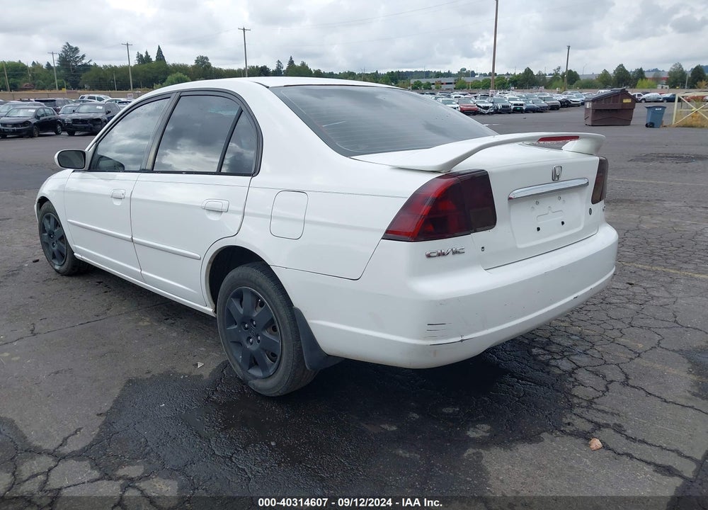 2002 HONDA CIVIC EX VIN: 1HGES26762L066989