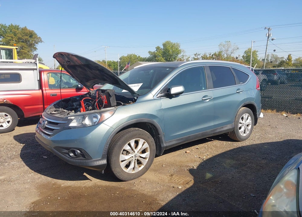 2012 HONDA CR-V EX-L VIN: 2HKRM4H72CH631229