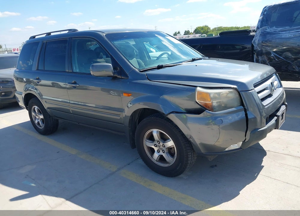 2008 HONDA PILOT EX VIN: 5FNYF28448B000794