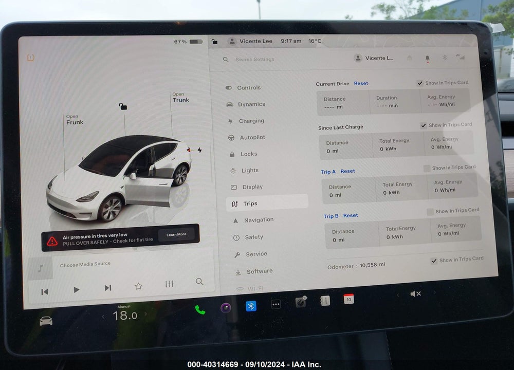 2023 TESLA MODEL Y AWD/LONG RANGE DUAL MOTOR ALL-WHEEL DRIVE VIN: 7SAYGDEE0PF749275