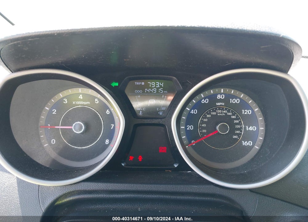2013 HYUNDAI ELANTRA LIMITED VIN: KMHDH4AE9DU505525