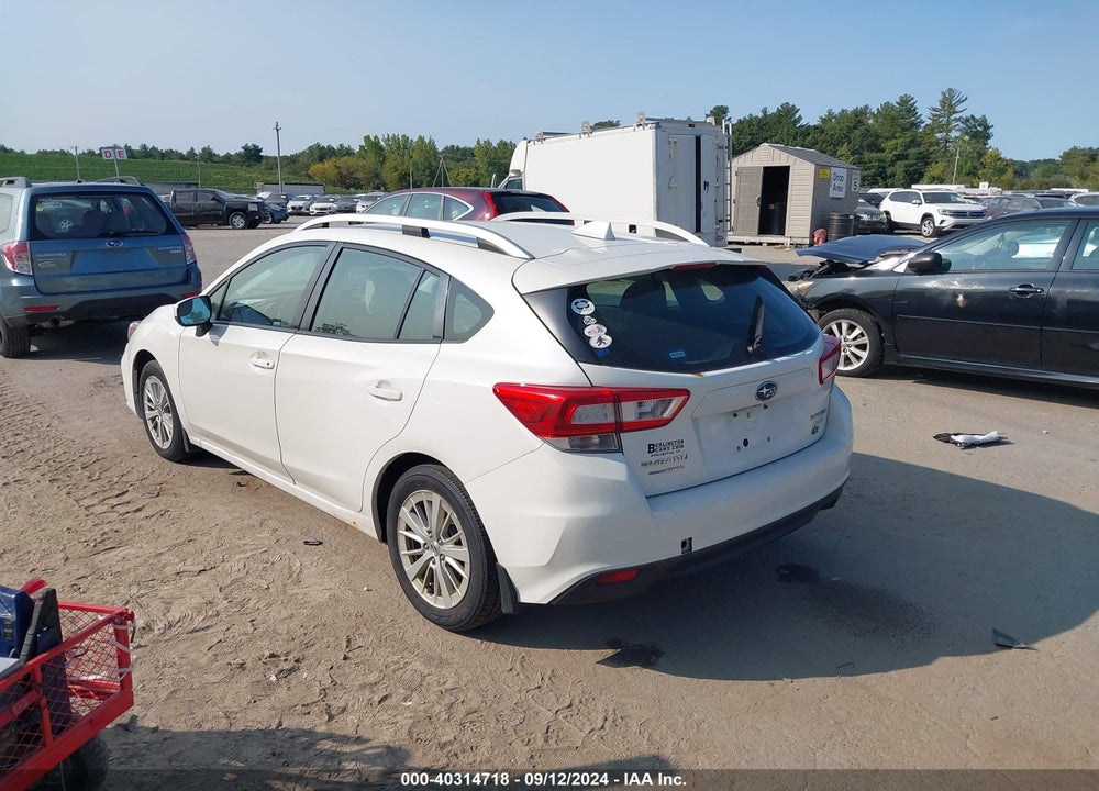 2017 SUBARU IMPREZA 2.0I PREMIUM VIN: 4S3GTAB62H3701016