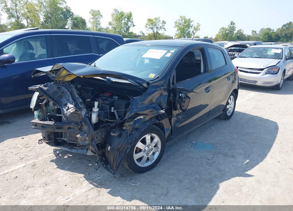 2015 MITSUBISHI MIRAGE ES/RF VIN: ML32A4HJ6FH031454