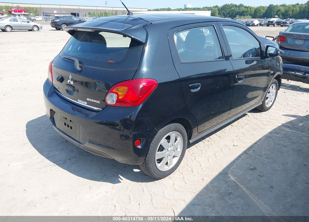 2015 MITSUBISHI MIRAGE ES/RF VIN: ML32A4HJ6FH031454