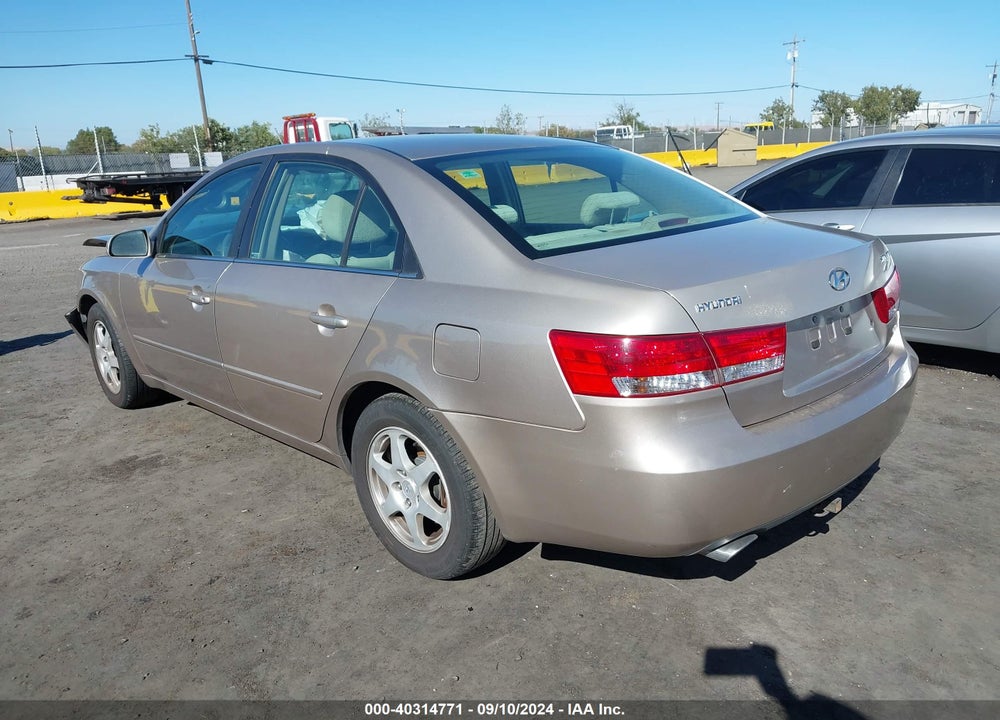 2006 HYUNDAI SONATA GLS V6/LX V6 VIN: 5NPEU46F26H139099