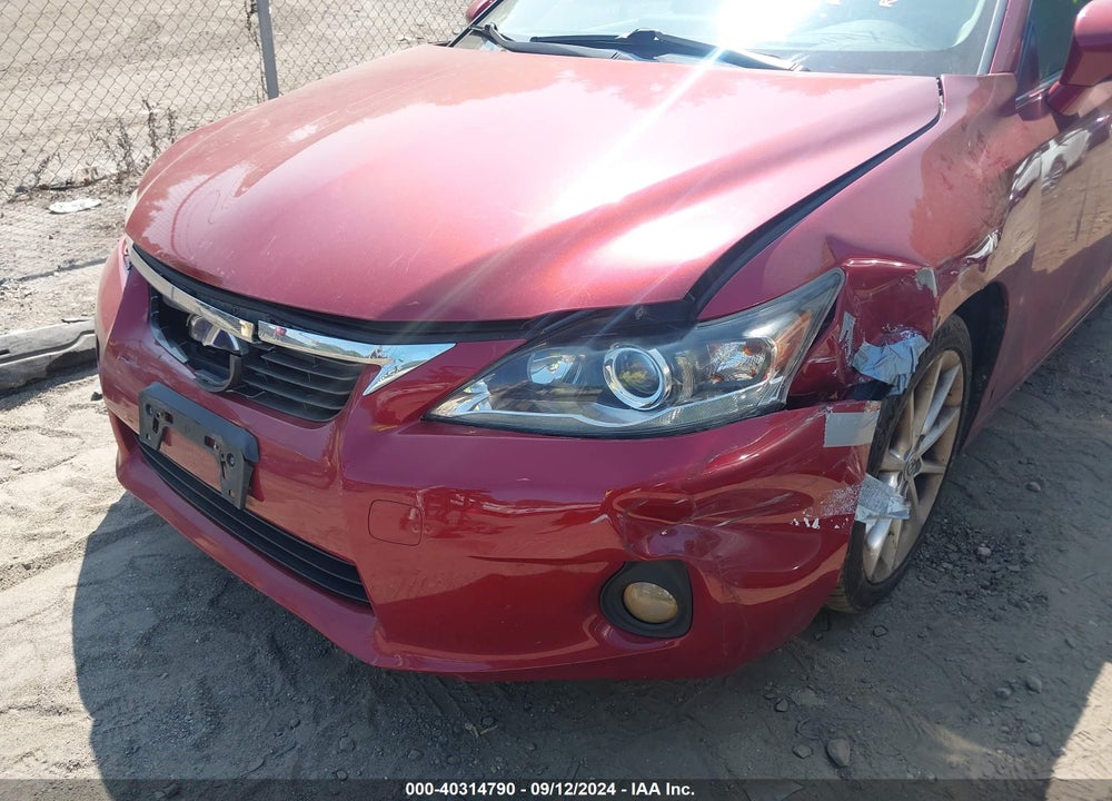 2012 LEXUS CT 200H PREMIUM VIN: JTHKD5BHXC2112714