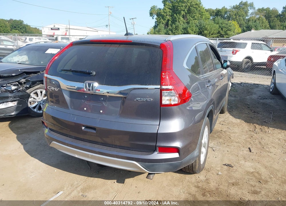 2016 HONDA CR-V EX-L VIN: 5J6RM4H77GL062812