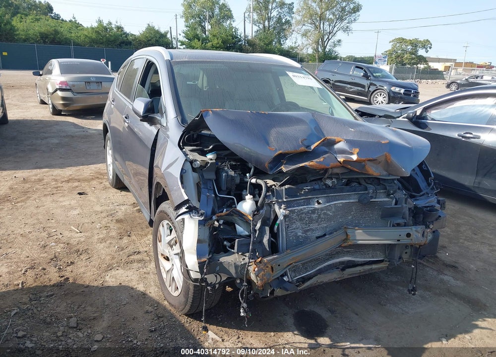 2016 HONDA CR-V EX-L VIN: 5J6RM4H77GL062812