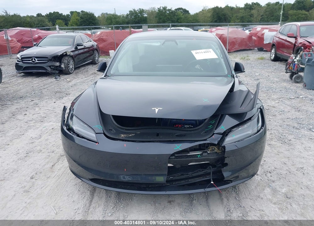 2024 TESLA MODEL 3 REAR-WHEEL DRIVE VIN: 5YJ3E1EA3RF736452