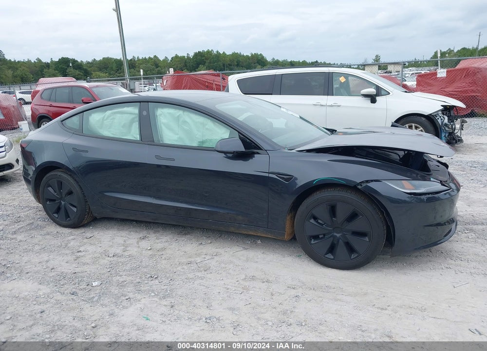 2024 TESLA MODEL 3 REAR-WHEEL DRIVE VIN: 5YJ3E1EA3RF736452
