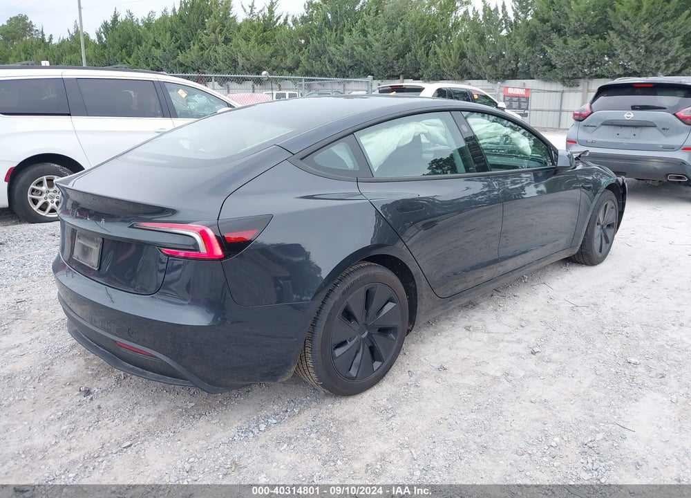 2024 TESLA MODEL 3 REAR-WHEEL DRIVE VIN: 5YJ3E1EA3RF736452