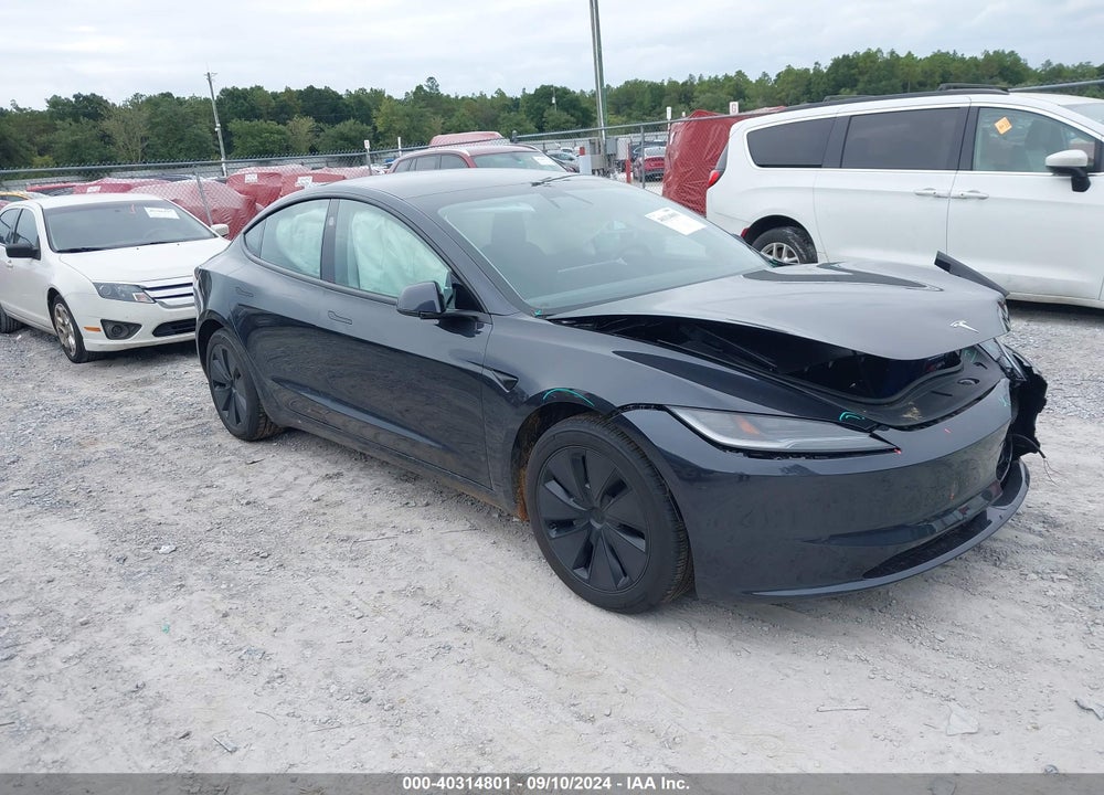 2024 TESLA MODEL 3 REAR-WHEEL DRIVE VIN: 5YJ3E1EA3RF736452