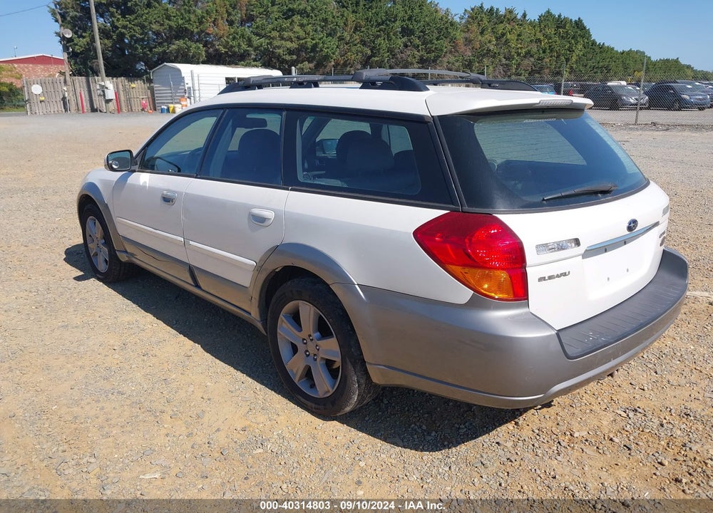 2005 SUBARU OUTBACK 3.0R L.L. BEAN EDITION VIN: 4S4BP86C954314570