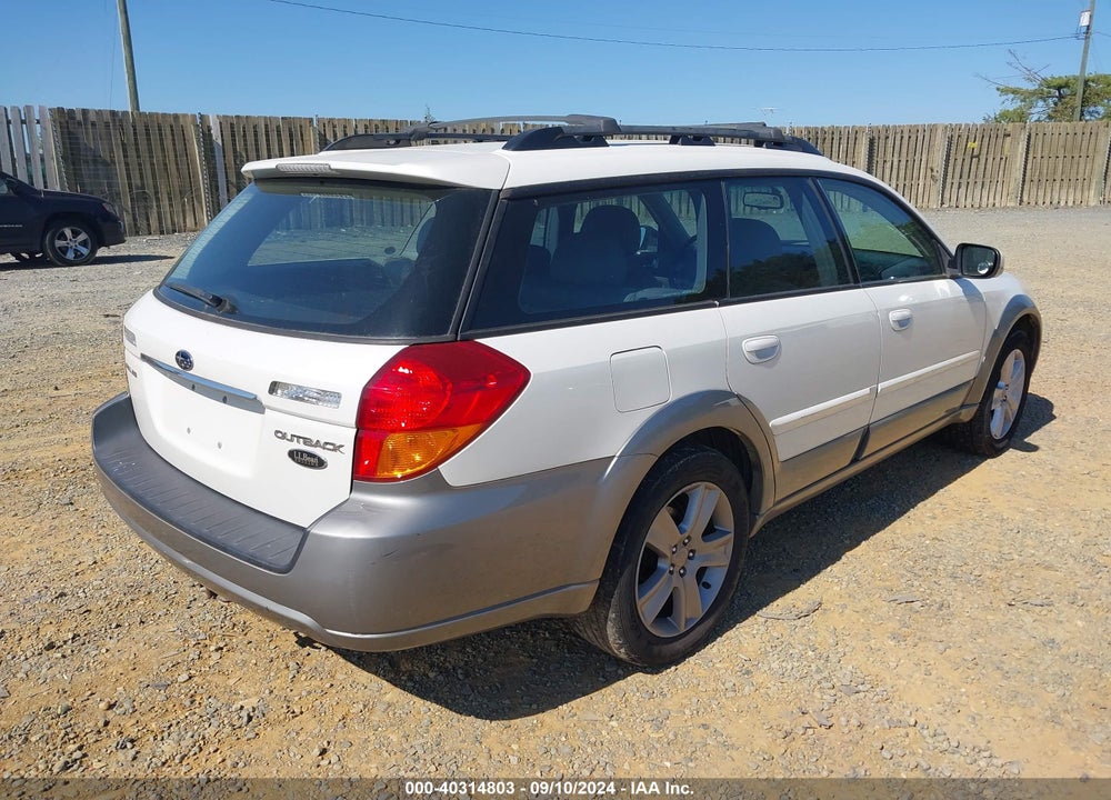 2005 SUBARU OUTBACK 3.0R L.L. BEAN EDITION VIN: 4S4BP86C954314570