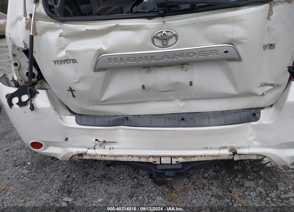 2008 TOYOTA HIGHLANDER LIMITED VIN: JTEES42A382082623