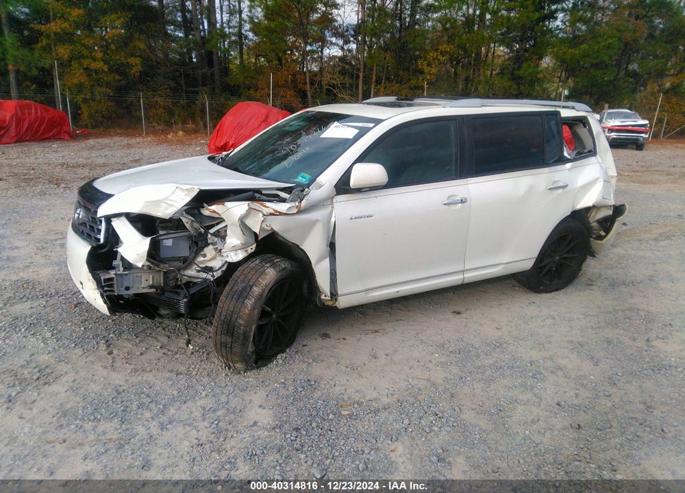 2008 TOYOTA HIGHLANDER LIMITED VIN: JTEES42A382082623