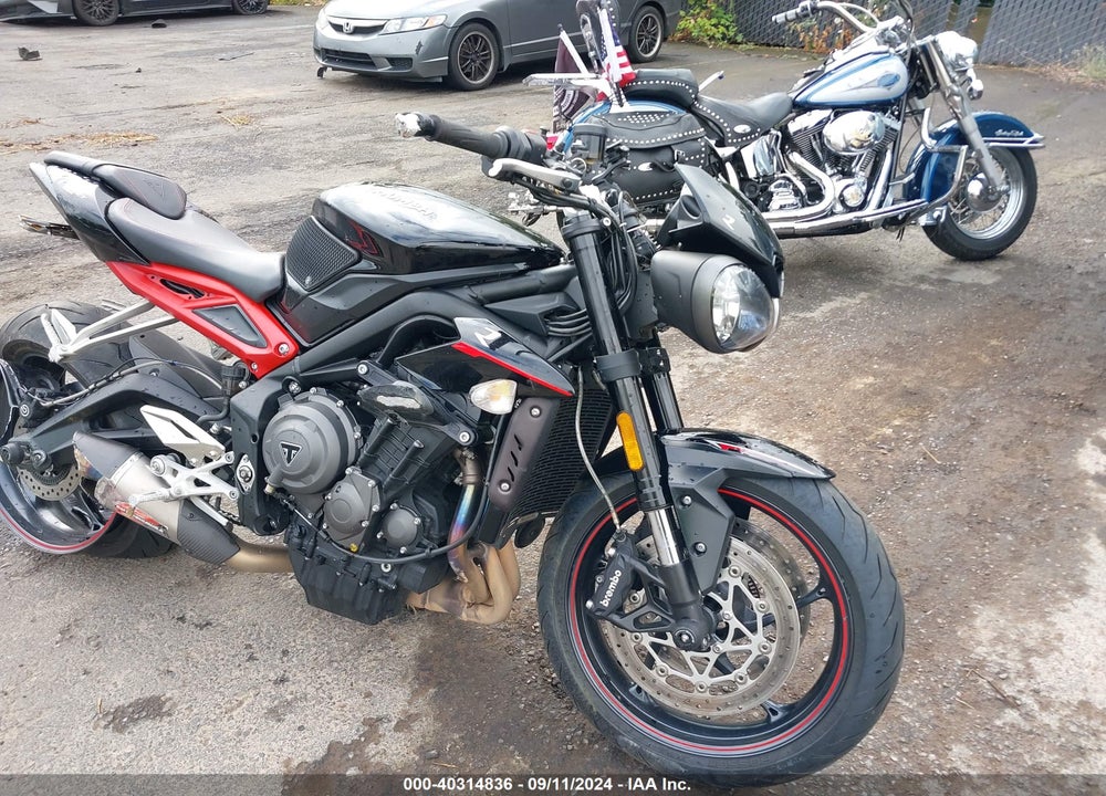 2019 TRIUMPH MOTORCYCLE STREET TRIPLE R VIN: SMTA434D0KT915554