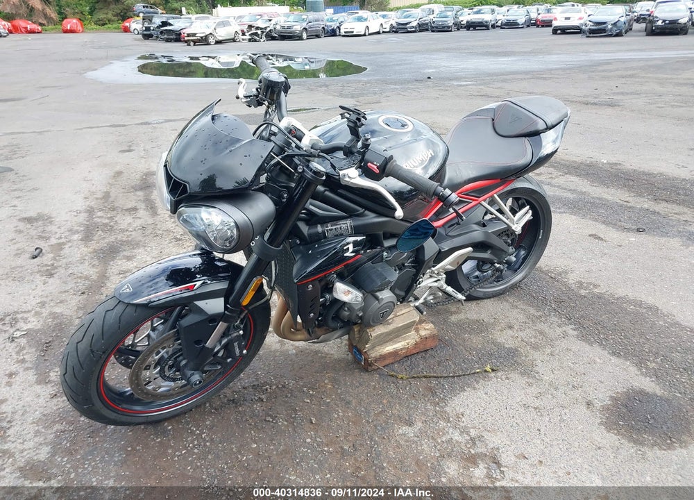2019 TRIUMPH MOTORCYCLE STREET TRIPLE R VIN: SMTA434D0KT915554