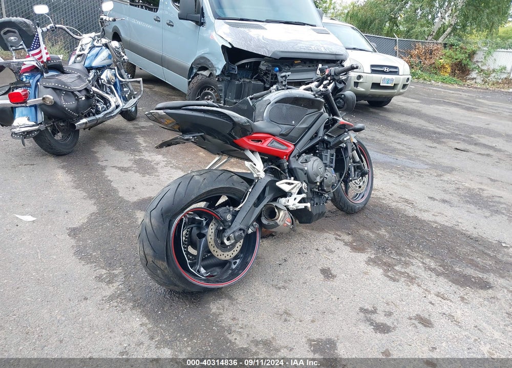 2019 TRIUMPH MOTORCYCLE STREET TRIPLE R VIN: SMTA434D0KT915554