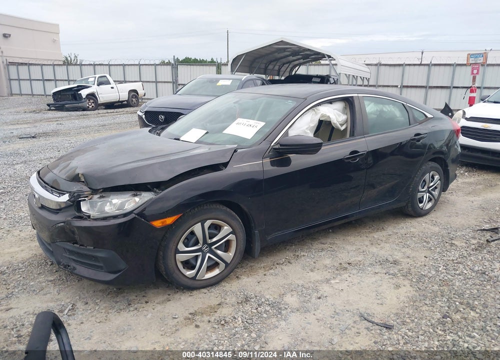 2016 HONDA CIVIC LX VIN: 19XFC2F57GE089843