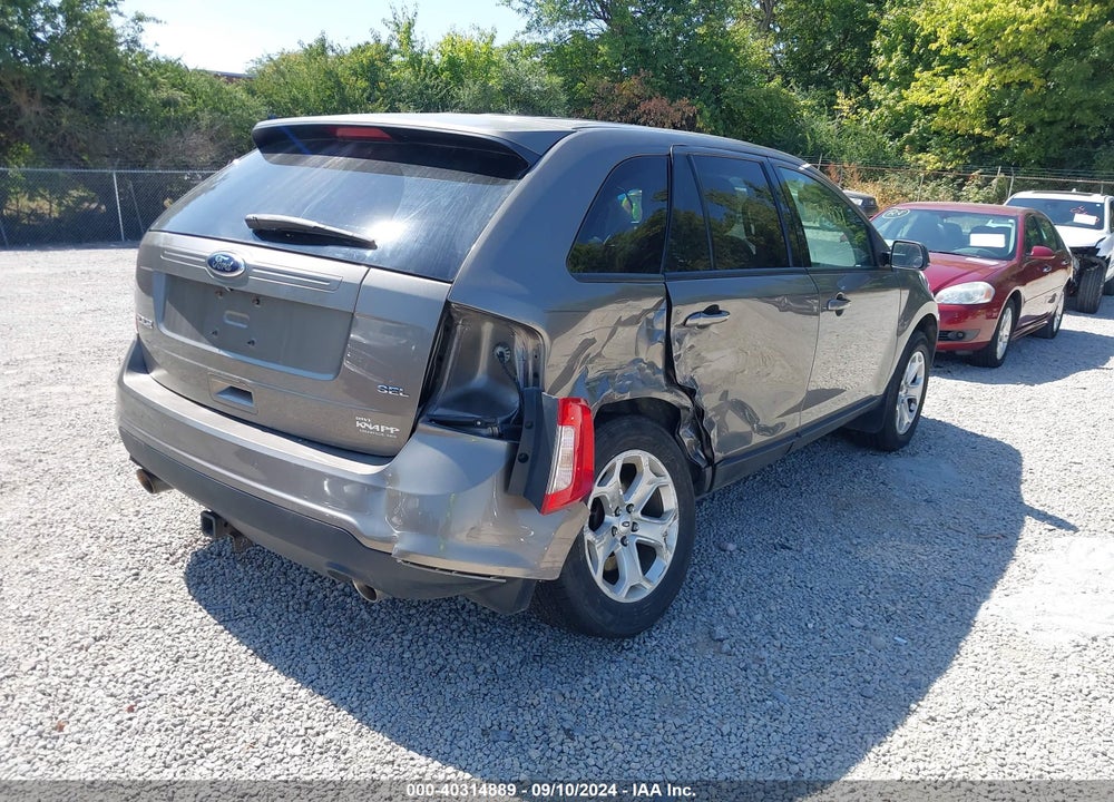 2014 FORD EDGE SEL VIN: 2FMDK3JC5EBA37195