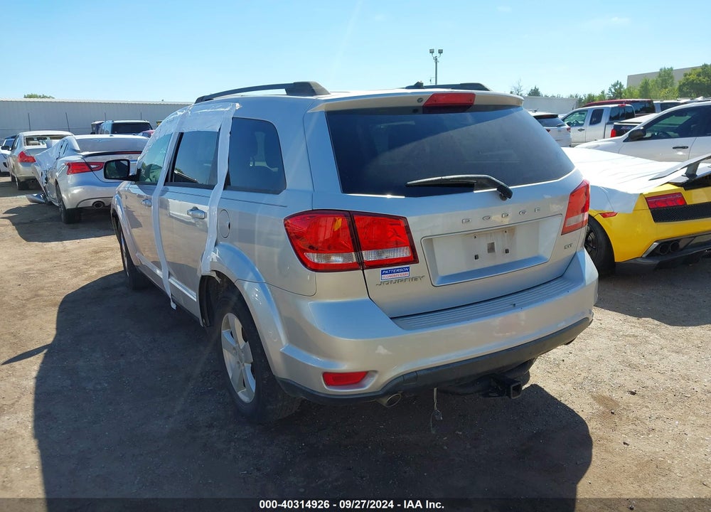 2012 DODGE JOURNEY SXT VIN: 3C4PDCBG0CT203959